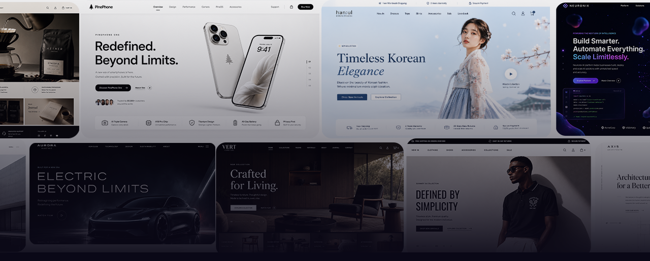 Websites made with VoloWeb